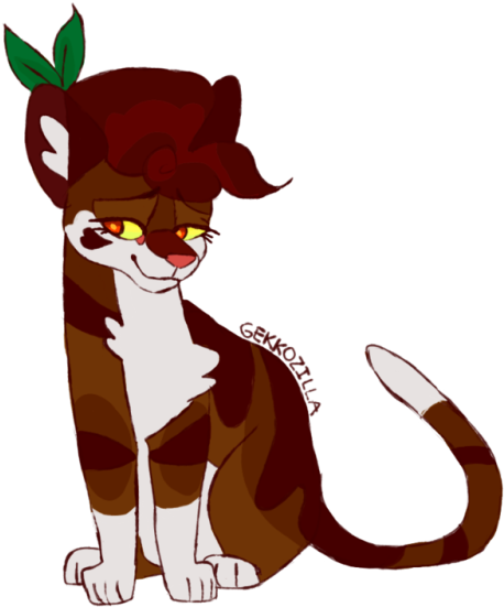 # - 8 Leafpool - Warrior Cats Gekkozilla (500x635)