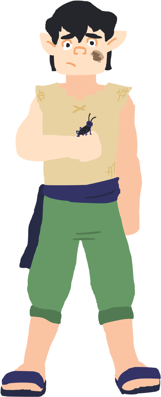 Bobo, Stable Boy - Cartoon (1000x1333)