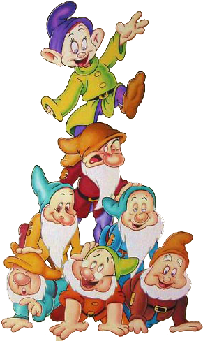 Гномы Png - 7 Dwarfs (400x500)