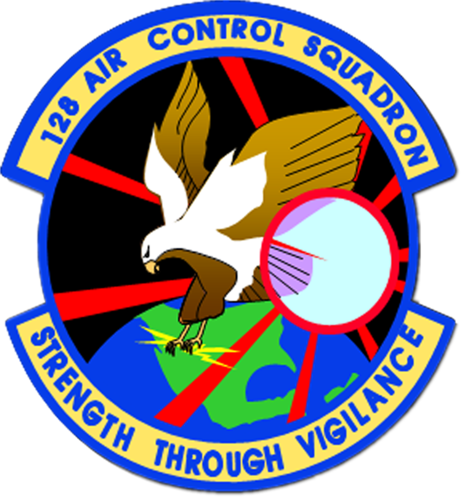 128th Air Control Squadron - 128 Air Control Squadron (1600x1766)