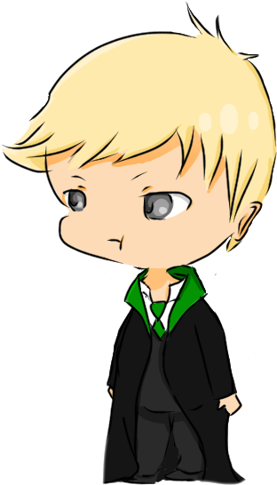 Draco Malfoy Chibi By - Cartoon (720x960)