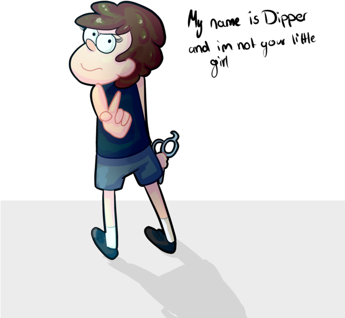 Transgender Headcanons Png Transgender Boy Cartoon - Dipper Pines Trans Theory (680x680)