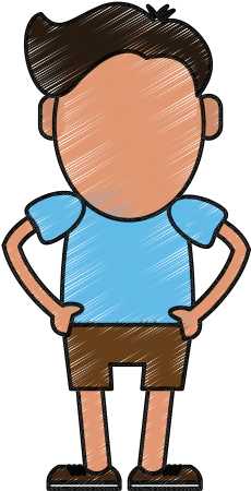 Hipster Boy Cartoon - Graphic Design (550x550)