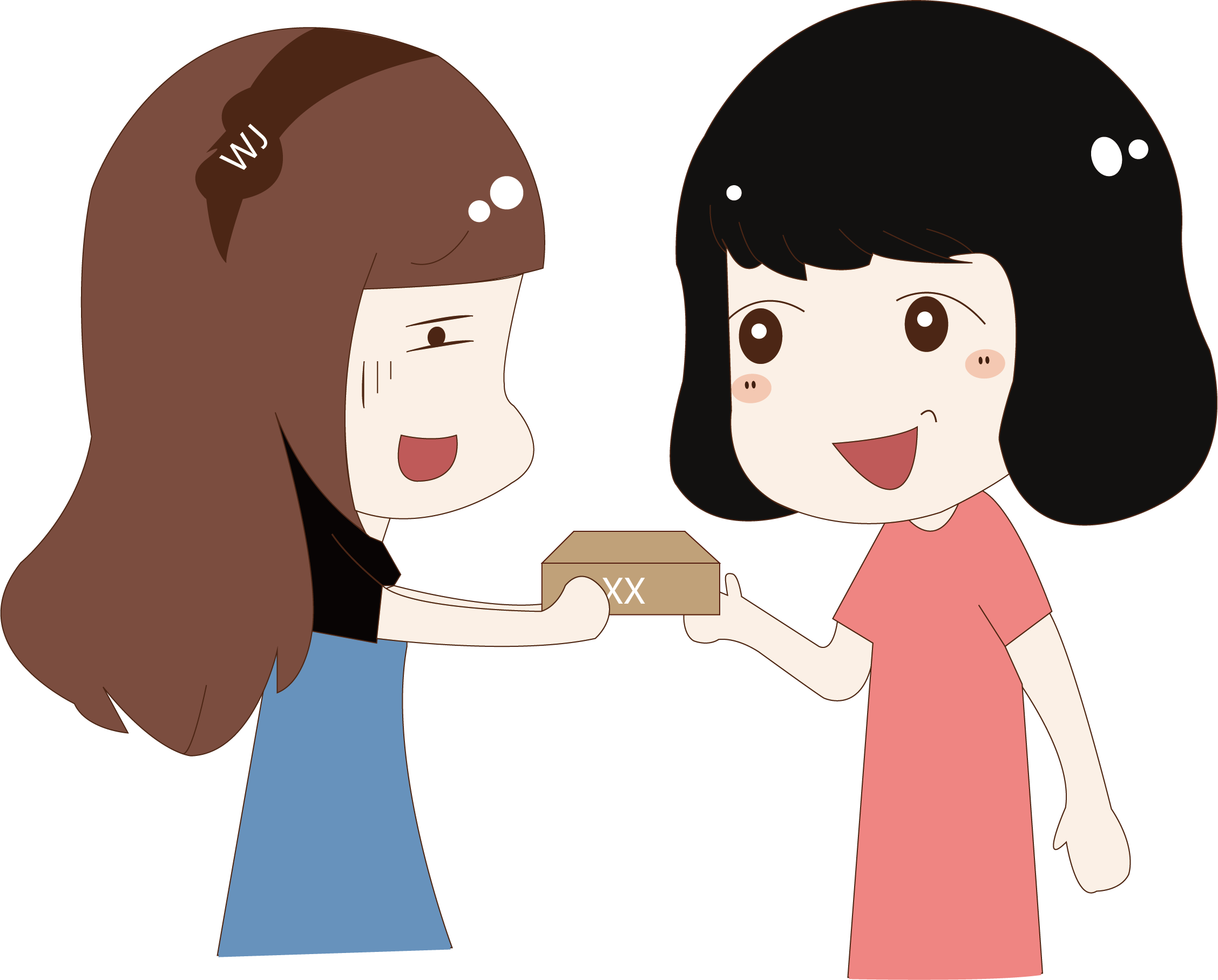 Cartoon Courier Illustration - Cartoon Courier Illustration (2256x1815)