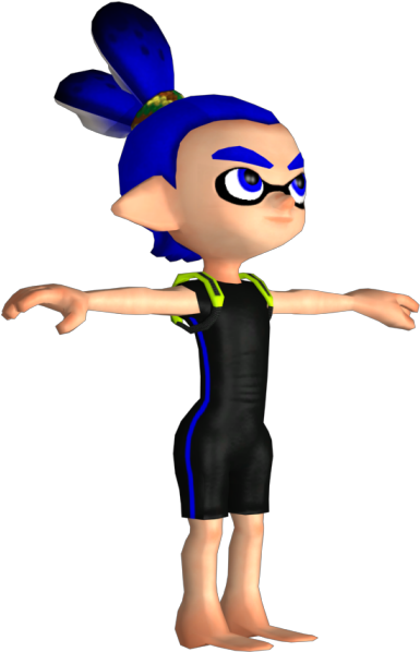 Download Zip Archive - Splatoon Inkling Boy Model (750x650)