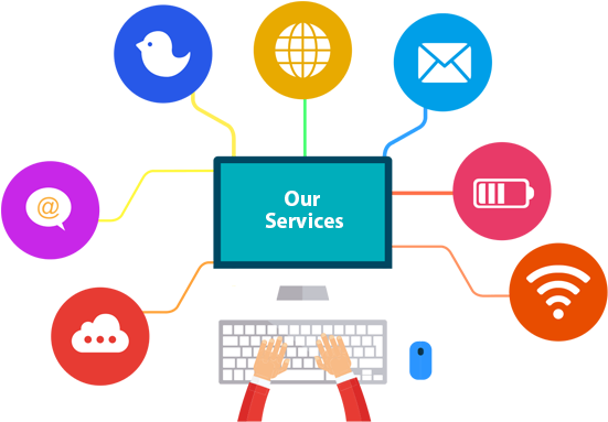 In Case Of Navigation, Consistency In Overall Layout/look - Our Services (563x461)