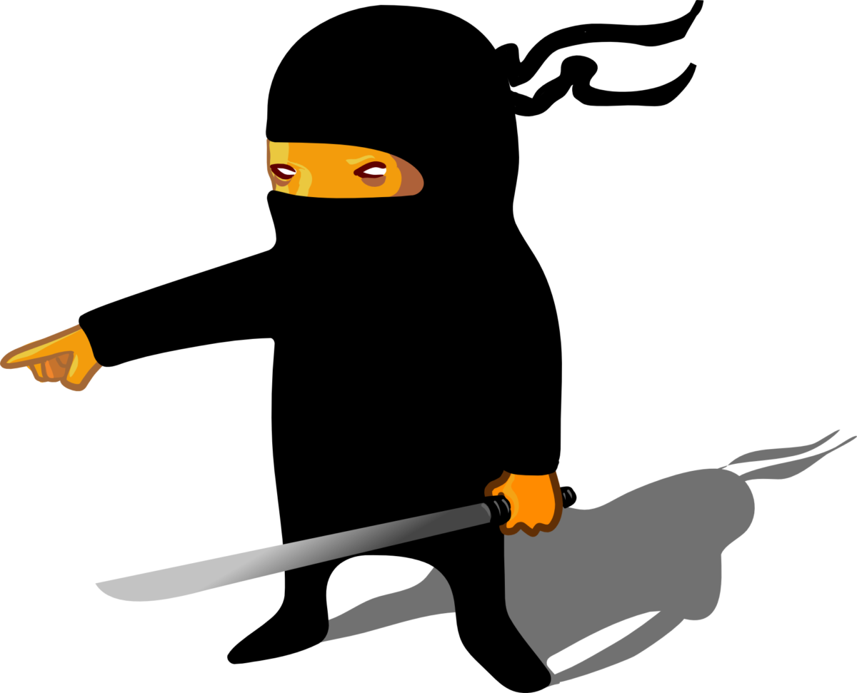 Cartoon Ninja Transparent (1280x1036)