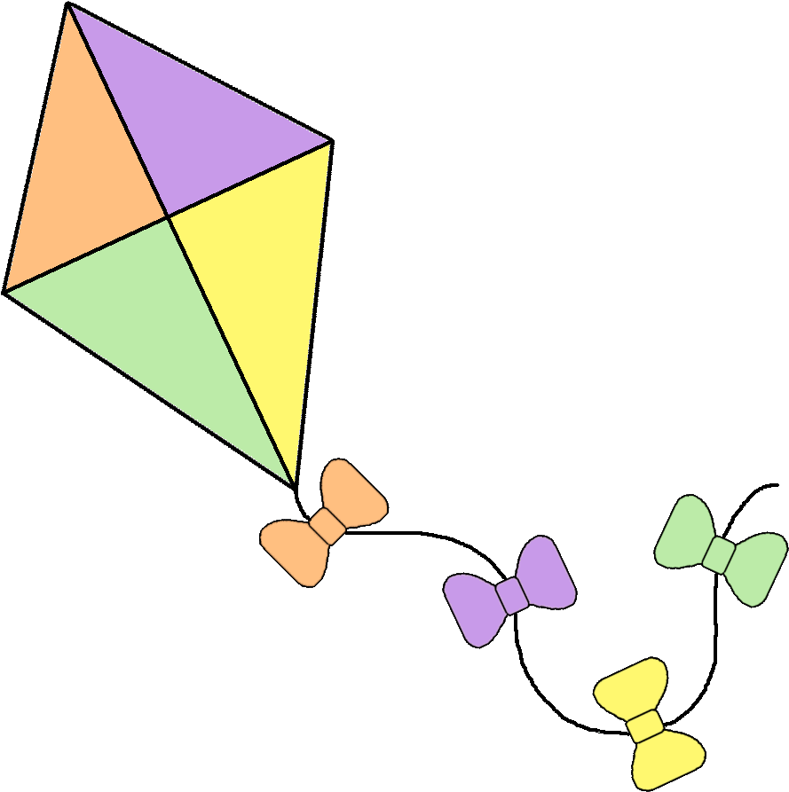 Kite10 Kite Clipart - Kite Clipart (937x917)