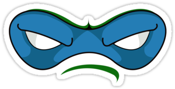 Teenage Mutant Ninja Turtles Masks - Leonardo Ninja Turtle Mask (375x360)