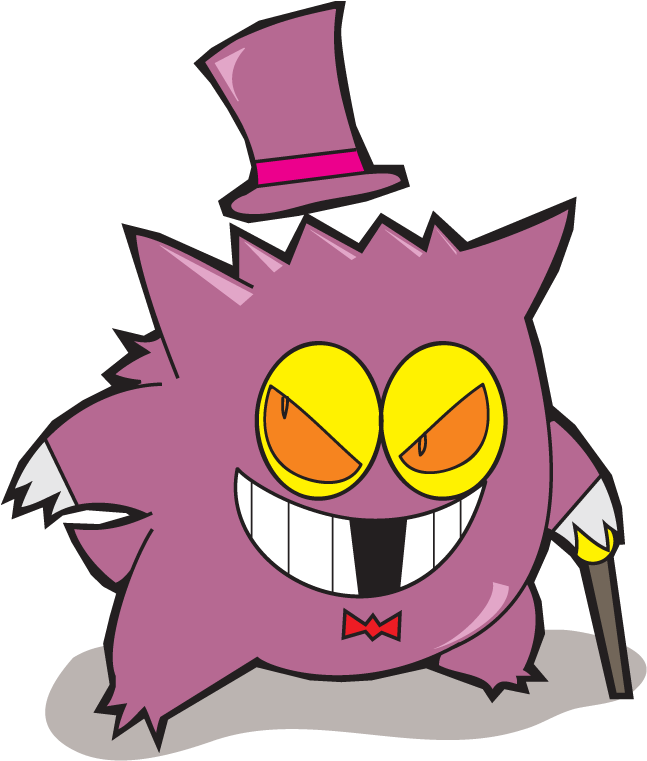 Super Jail Gengar - Cartoon (800x800)