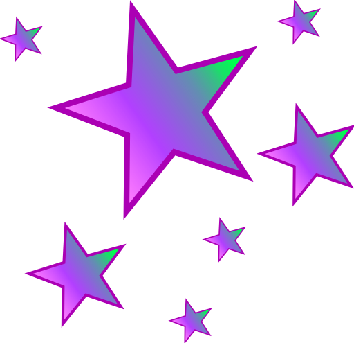 28 Collection Of Seven Stars Clipart - Stars Clip Art (512x495)
