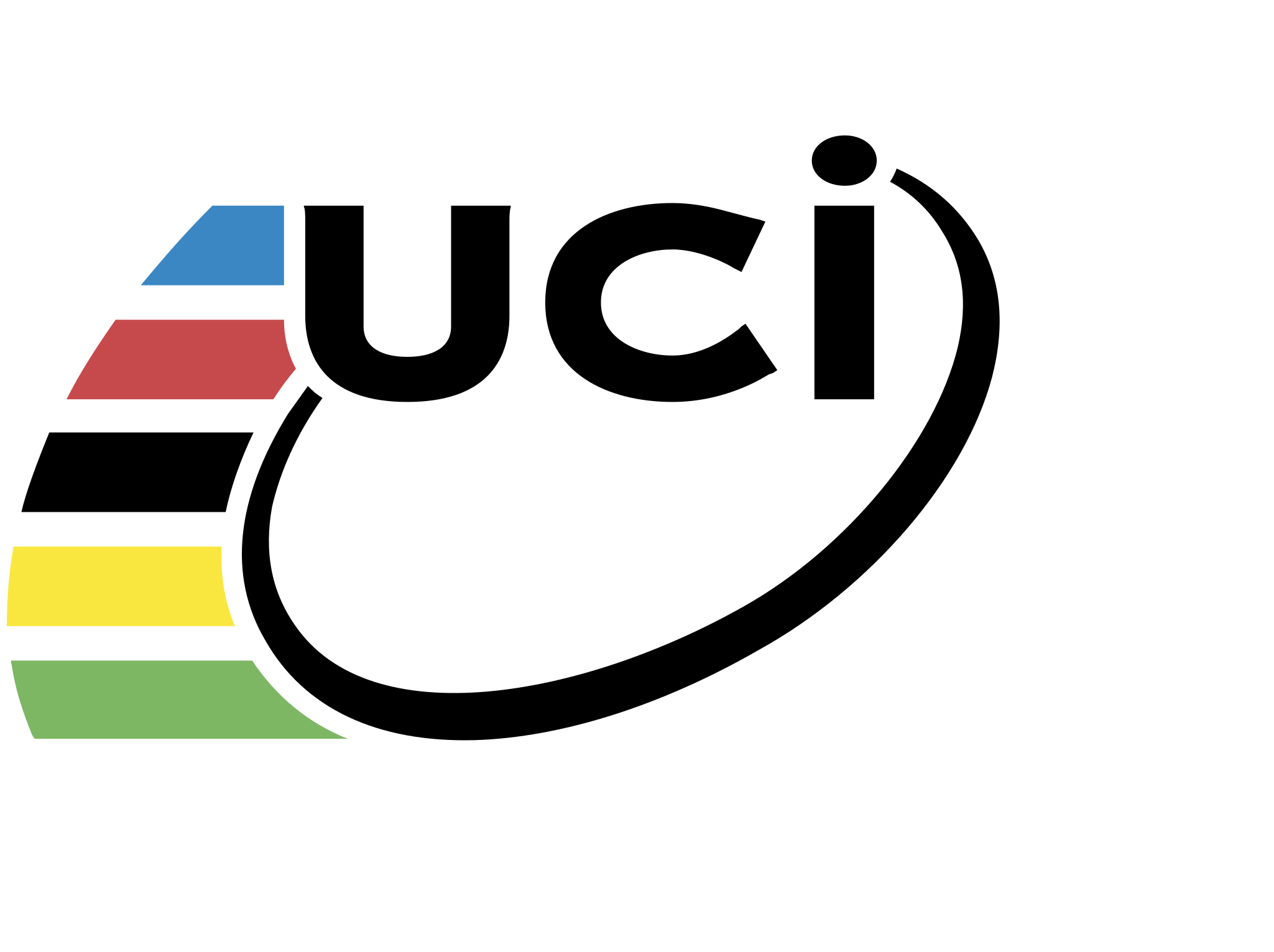 Uci Logo Black And White - Uci World Championship Logo (2400x2400)