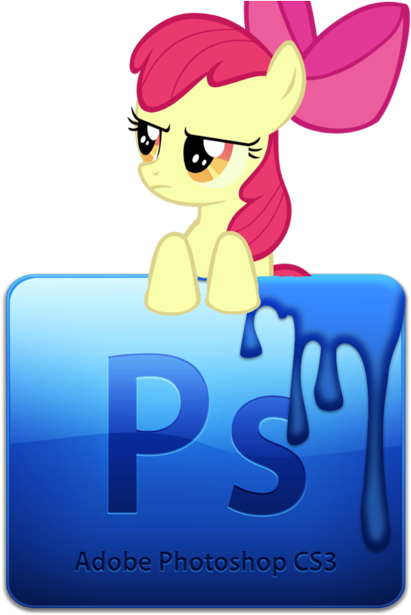 Mlp Logo Adobe Photoshop Cs3 By Golden Fly - Adobe Photoshop (894x894)