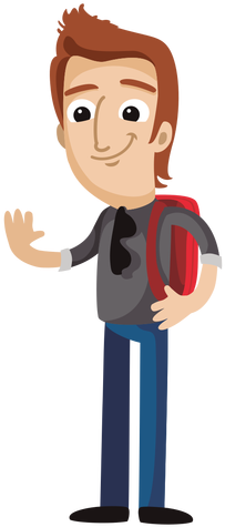 Student Clipart Png - Cartoon People Png (512x512)