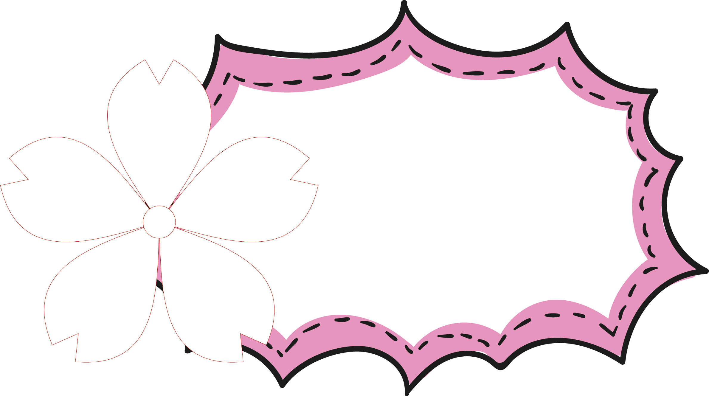 Cartoon Speech Balloon - Cartoon (2379x1329)