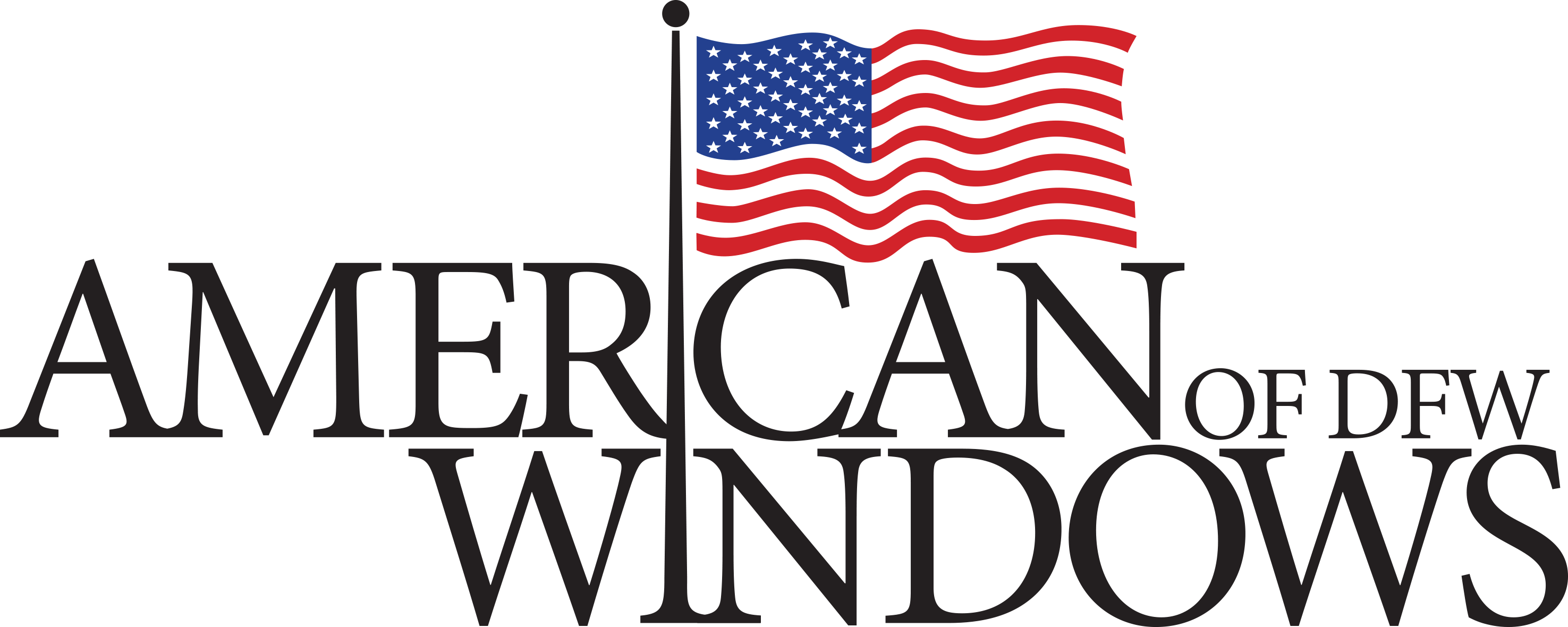 American Windows Of Dfw - Window (2951x1180)