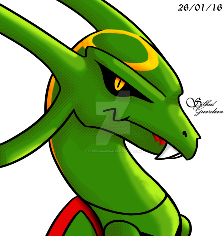 Rayquaza Headshot - Rayquaza Headshot (877x912)