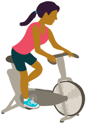Pushbike Clipart Indoor Cycling - Photo-essay (735x413)