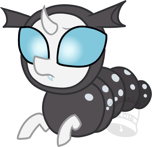 Larva Silk By Tambelon - My Little Pony Baby Changeling (513x497)