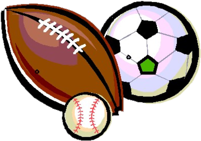 Gym Ball Clipart Sport Schedule - Sports (425x317)