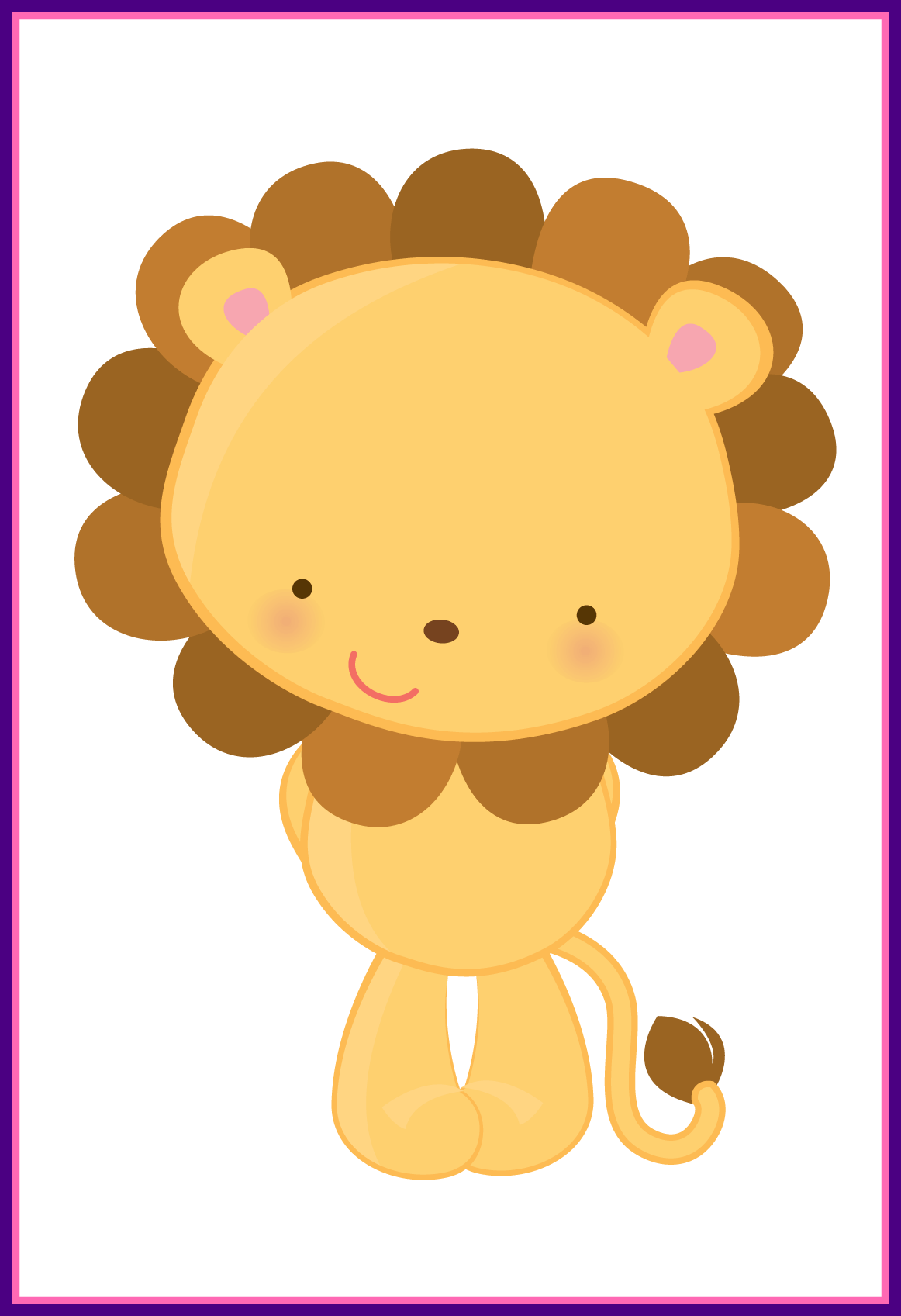 Lion Clipart Baby Lion Clipart Incredible Magico De - Magico De Oz Minus (1162x1697)