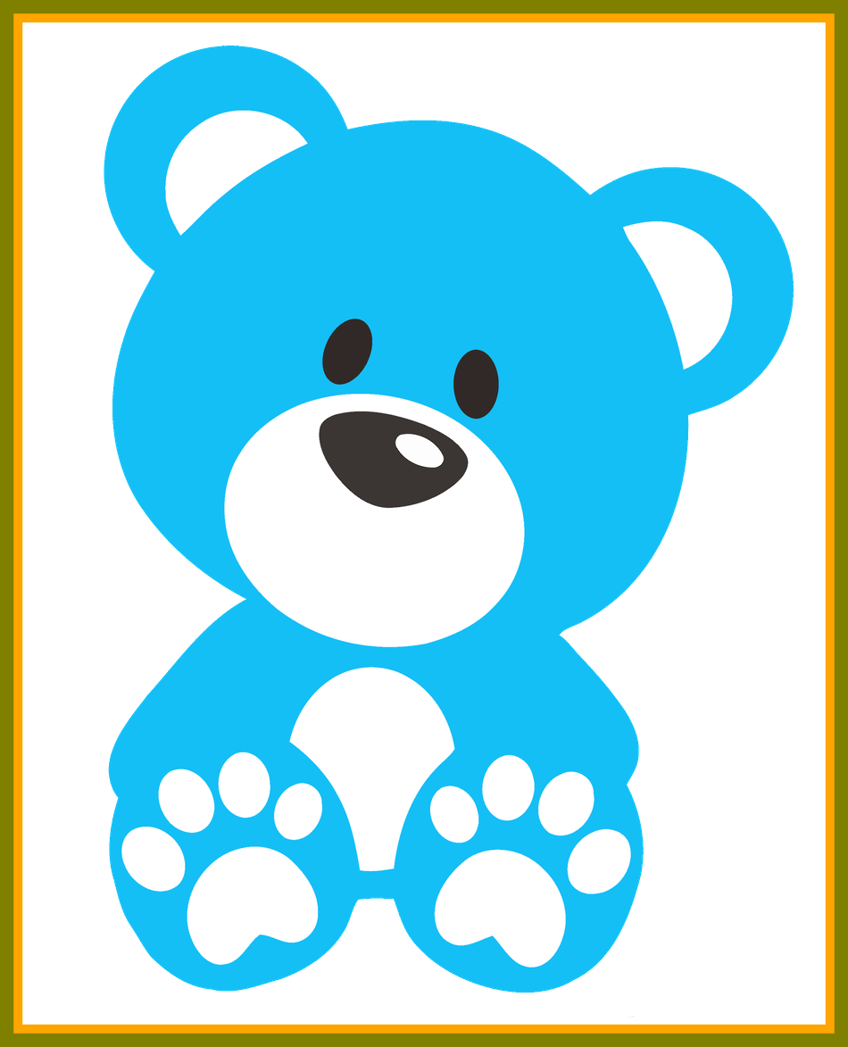 Lion Clipart Baby Lion Clipart Awesome Ursinhos Ursinhas - Blue Teddy Bear Png (950x1173)