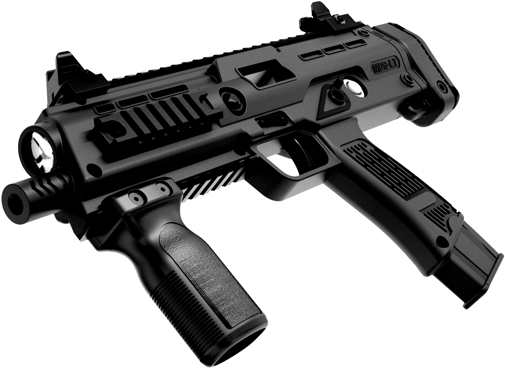 Body Halves, Sights & Tactical Grips - Laser Tag (1761x1288)