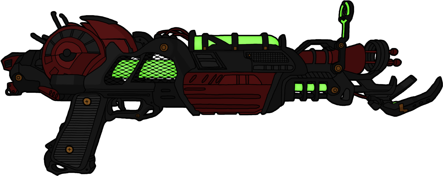 D0ct0rrr1cht0f3n 19 7 Ray Gun Mk Ii By D0ct0rrr1cht0f3n - Ray Gun Mark 2 (1509x740)