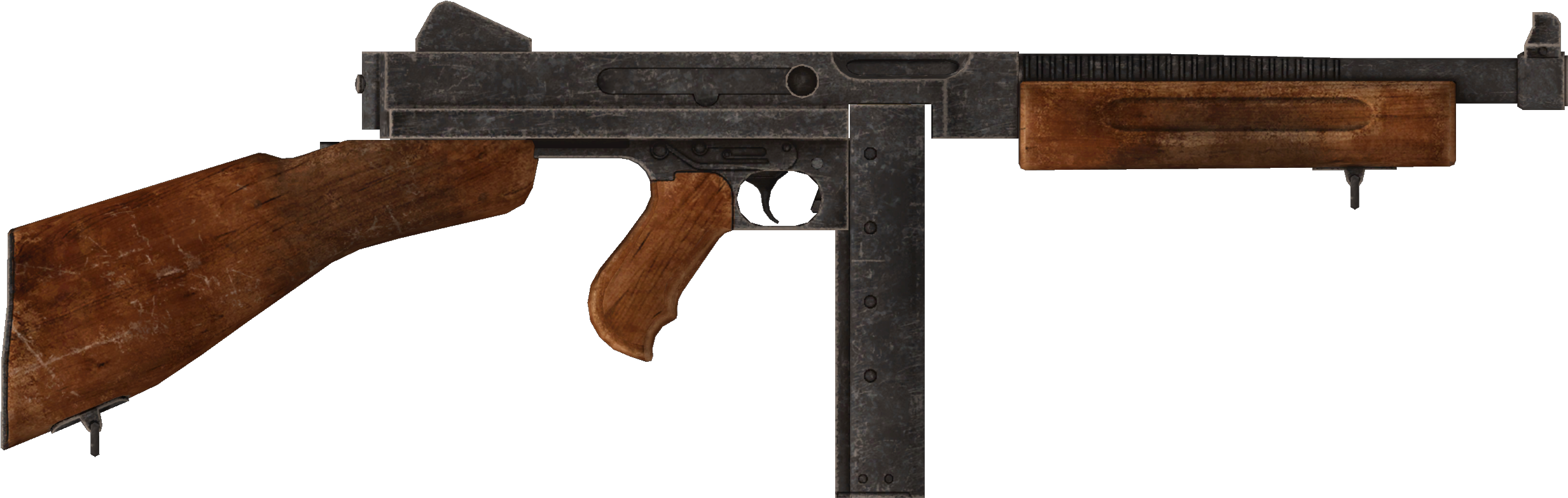 45 Auto Submachine Gun - .45 Auto Submachine Gun (2550x850)