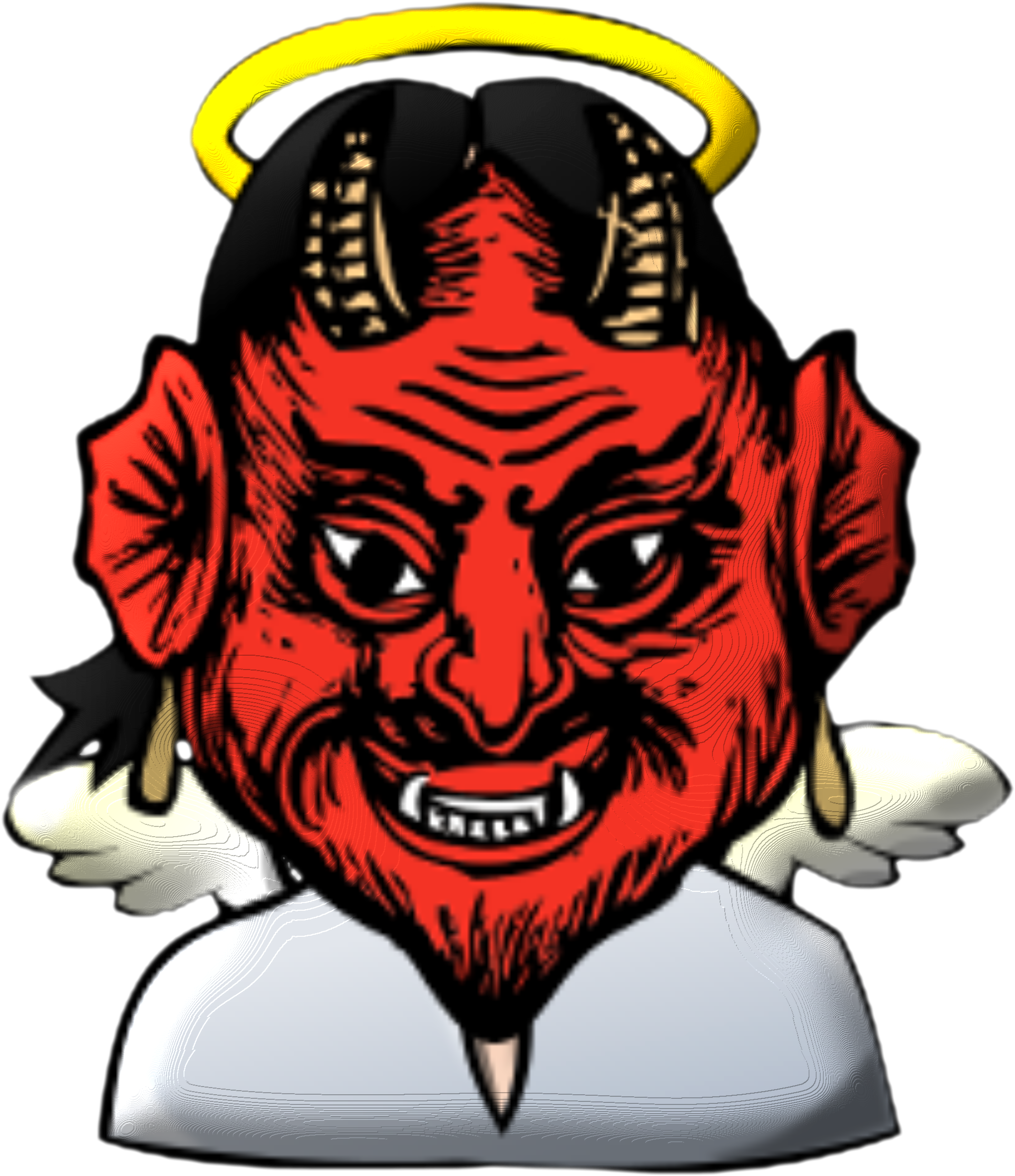 Losing Religion - Devil Head Png (2119x2400)