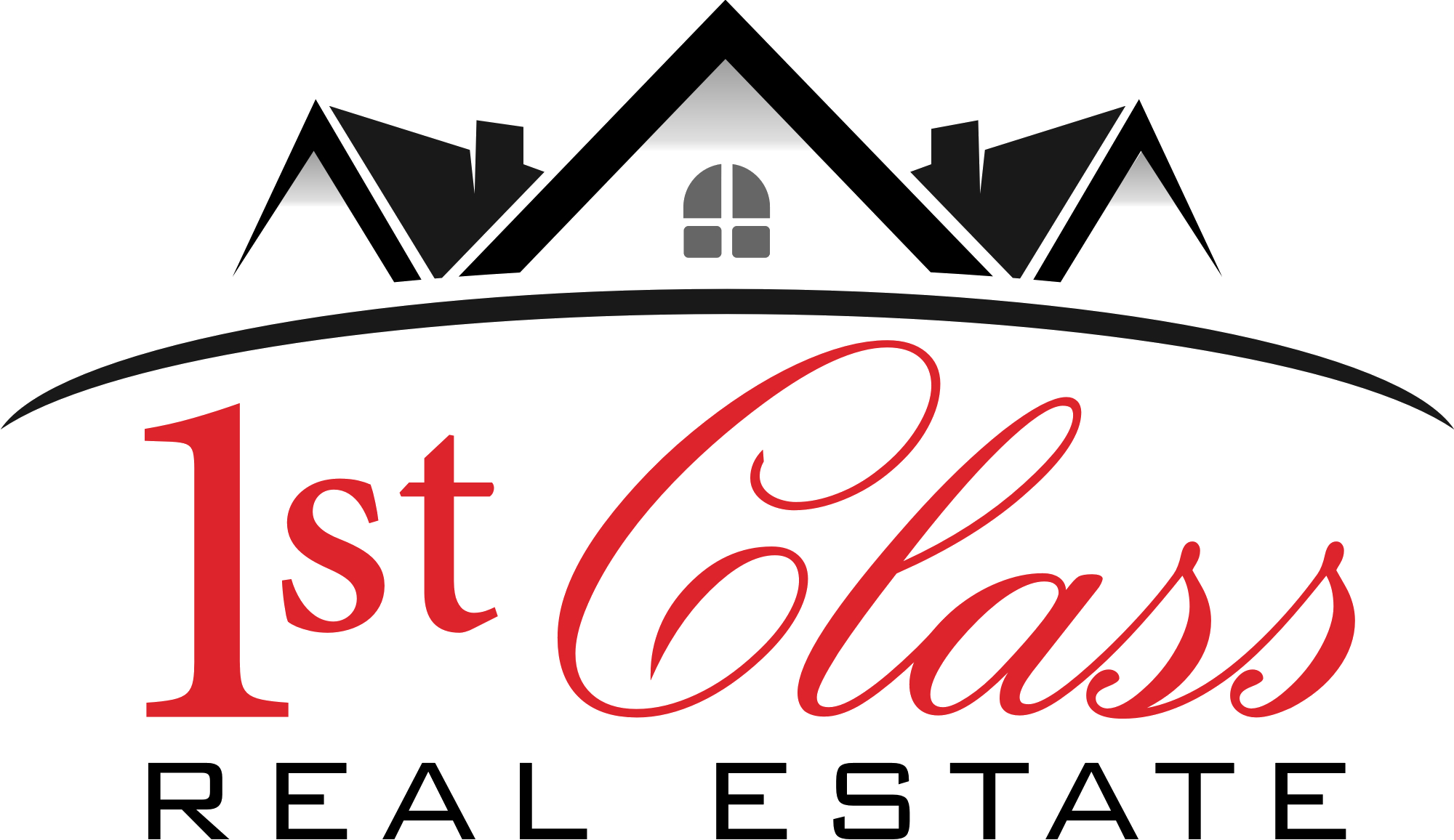 Home - 1st Class Real Estate Logo (2000x1156)