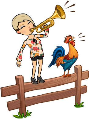 Cartoon Hear Ye Hear Ye (398x398)