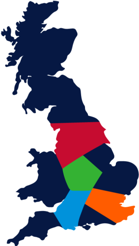 Join Us In Our Vision - Map Of Wales And England (292x500)