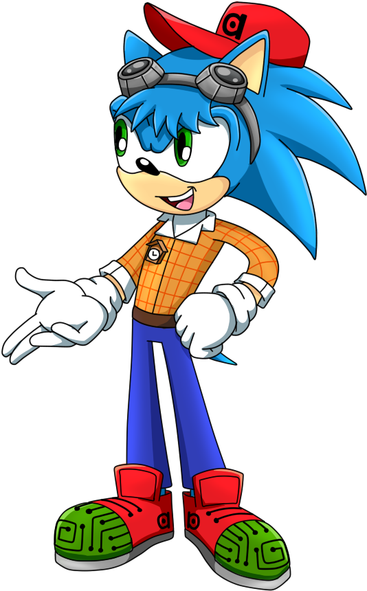 Anthony The Hedgehog By Twizzle-fizz - Cartoon (800x1000)