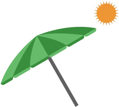 Beach, Umbrella, Cocktail, Drink, Vacation, Sun Icon - Icon (512x512)