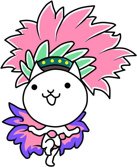 Samba Cat-the Battle Cats By Aauroz - Cat (510x614)