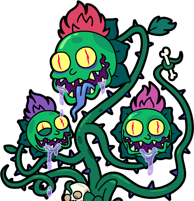 Seedling Morty - Pocket Morty Mortydrangea (673x691)