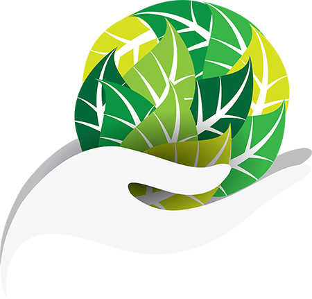 Seed Centre @ Schools - Hands Earth Logo (450x431)