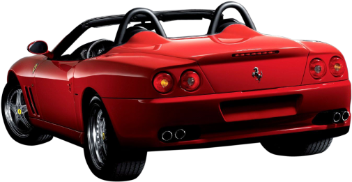 Ferrari Clipart Front - Convertible (600x450)