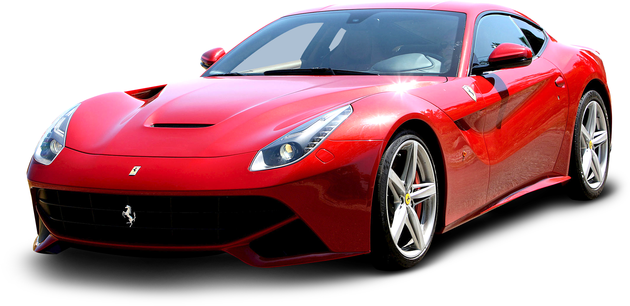 Red Ferrari F12 Berlinetta Car - Ferrari Berlinetta F12 2016 (2438x1358)
