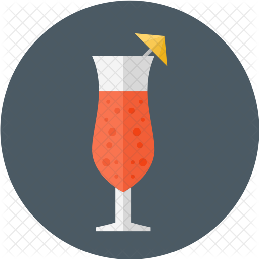 Cocktail, Glass, Umbrella, Drink, Juice, Starwberry - Cocktail Umbrella (512x512)