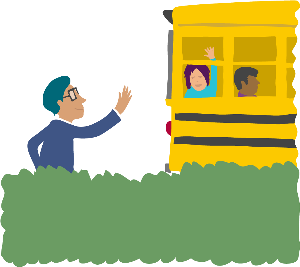 School Bus - Bus (1047x1053)