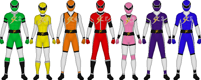 Power Rangers Sports Corps By Meredirp - Color Power Rangers Are There (671x267)