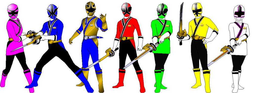 Samurai Ninja Steel For Adrenalinerush1996 By Rangeranime - Power Rangers Samurai Ninja Steel (1024x377)