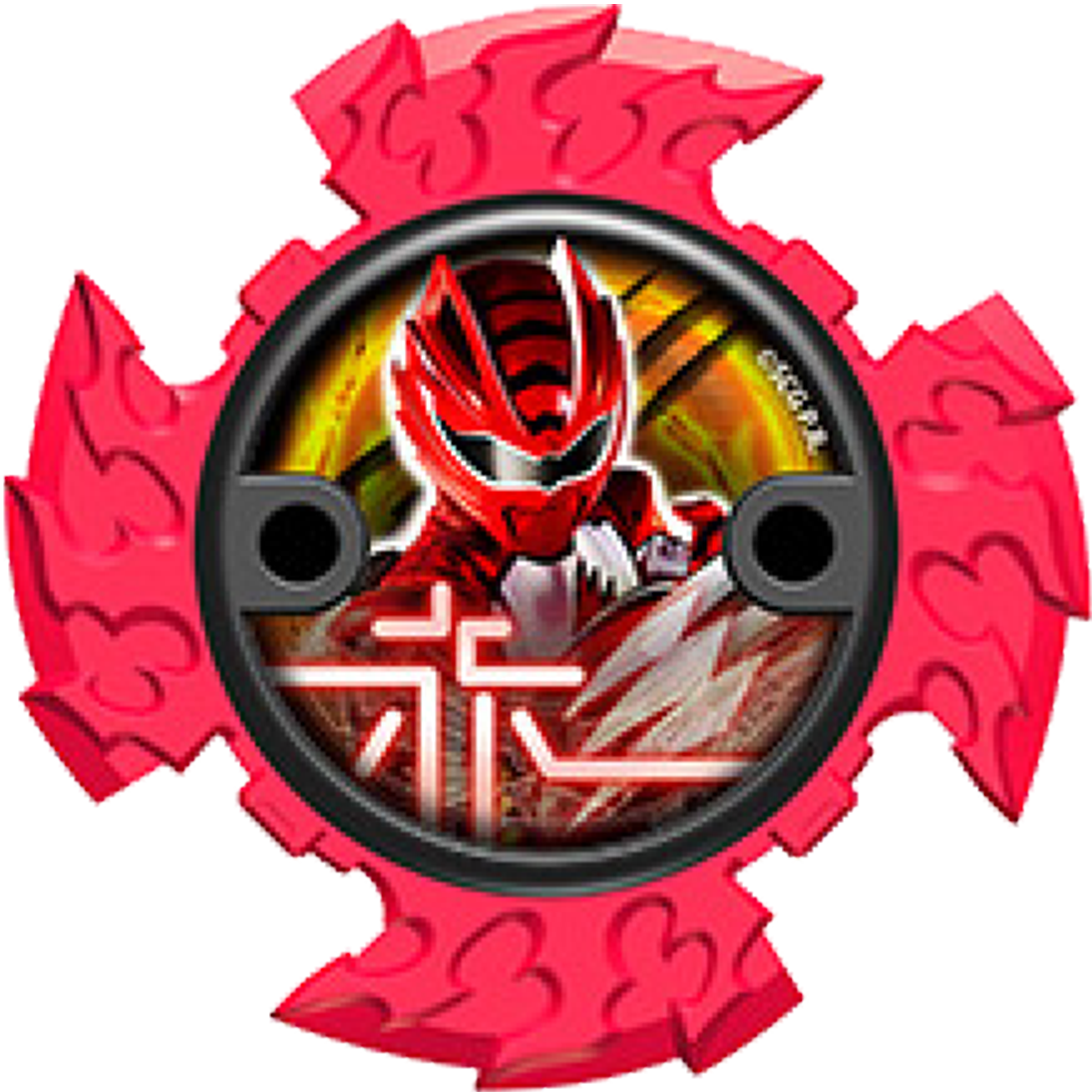 Jungle Fury Red Super Ninja Power Star - Power Rangers Super Ninja Steel Morpher (1095x1095)