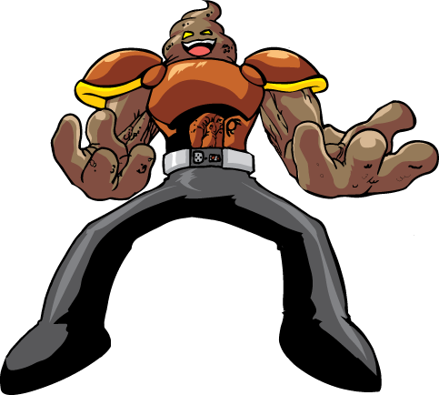 Angamenon Monte Pereira, Also Known As General Monte - Power Rangers Villains Cartoon (483x434)