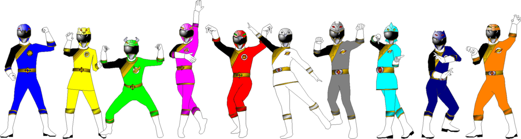 Power Rangers Jungle Steel For Derpmp6 By Rangeranime - Power Rangers (1024x273)