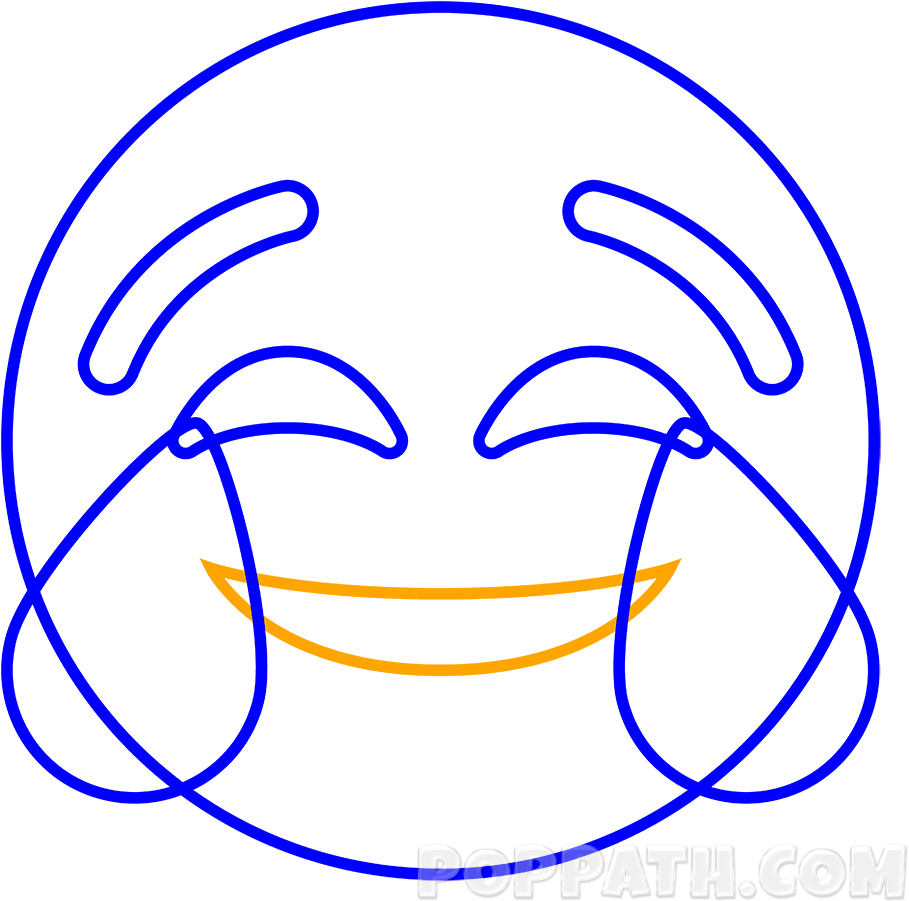 Draw An Inverted Semi Circle For The Teeth - Drawing (1000x1000)