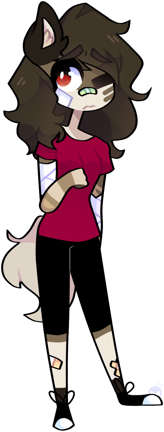 Sad Person By Momo-ta - Cartoon (537x1416)