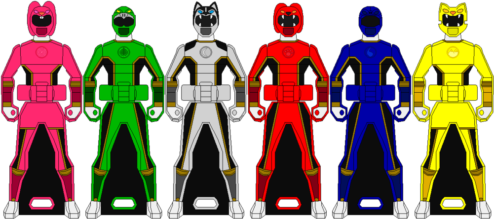 Power Rangers Nature Guardians Keys By Megaluizer - Power Rangers (1024x467)